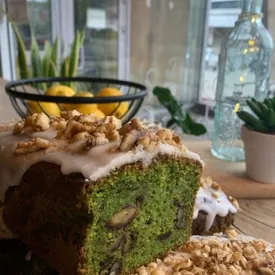 Кекс шпинатный с грецкими орехами, 100 г