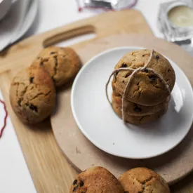 Печенье творожное с шоколадом, 1 кг