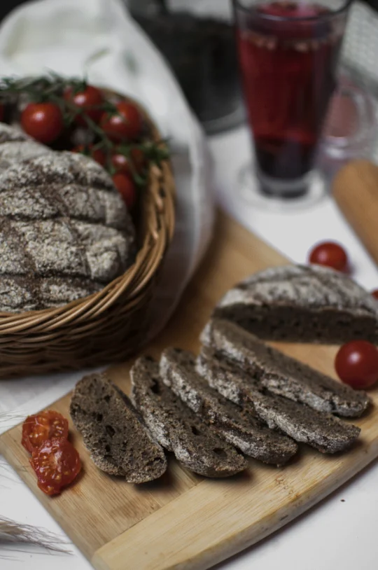 Ржаная цельнозерновая булка, 150 г.