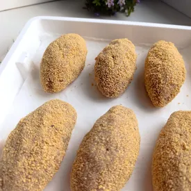 Зразы с яйцом и грибами