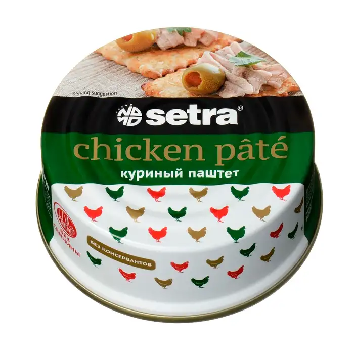 Паштет куриный, 100 г SETRA