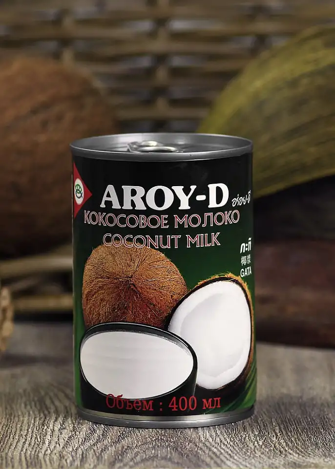 Кокосовое молоко, AROY-D, ж/б, 400 мл