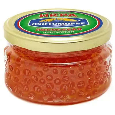 Икра кеты «Охотоморье», 200 г