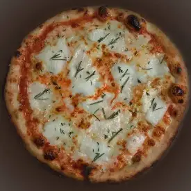 Пицца с палтусом