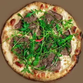 Пицца с молочной телятиной