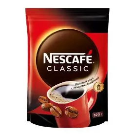 Кофе «Nescafe» натур. растворим. с добавл. мол., 320 гр., пак., Classic