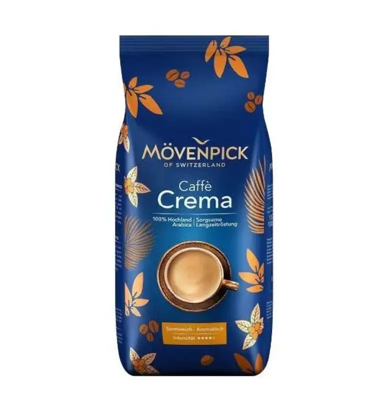 Кофе «Movenpick» в зерне, 1000 гр., пач., Cafe of Switzerland Crema