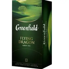Чай «Greenfield» 25 пак*2 гр., китайский зеленый, Flying Dragon
