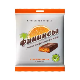Конфеты «Финиксы» 90 гр., апельсин в глазури