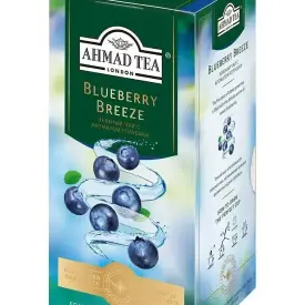 Чай «Ahmad Tea» 25 пак*1,8 гр., зеленый, с голубикой, Blueberry Breeze