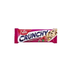 Батончик мюсли «Sante Crunchy» с клюквой и малиной в йогуртовой глазури , 40 г