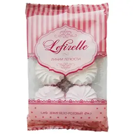 Зефир «Lefirelle» 230 гр., бело-розовый