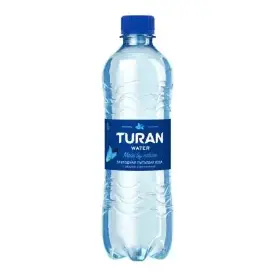 Вода питьевая «Тuran. Лёгкая» газир., 0,5 л., пласт. бутылка