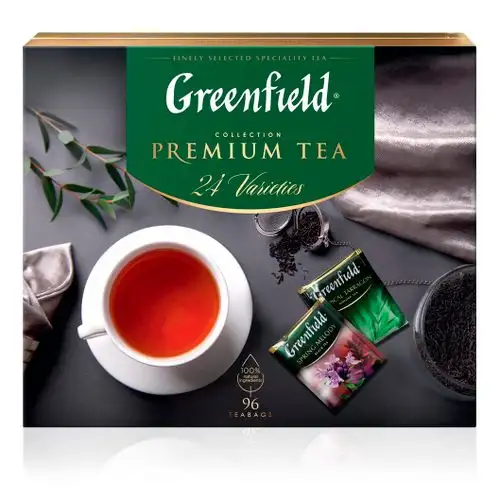 Чай «Greenfield» 96 пак*1,75 гр., ассорти, набор 24 вида, Premium Tea Collecton