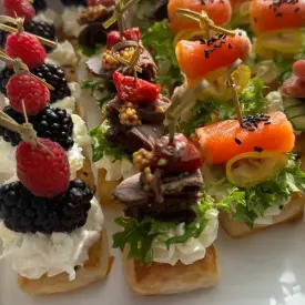 Канапе на слоеной воздушной подушке