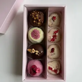 Набор пирожных "Картошка + муссовые сердечки"