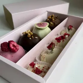 Набор пирожных "Картошка + муссовые сердечки"