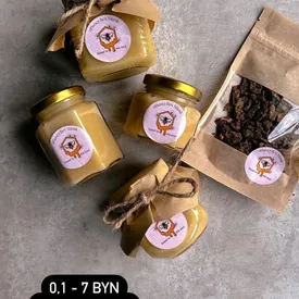 Мед с прополисом, 0.1 кг