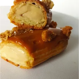 Эклер "Карамельный с печеньем", 5 шт