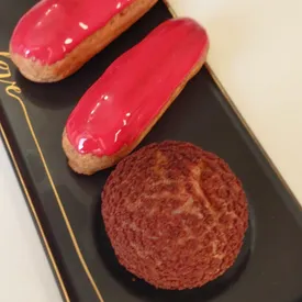 Эклер "Малина-клюква", 5 шт