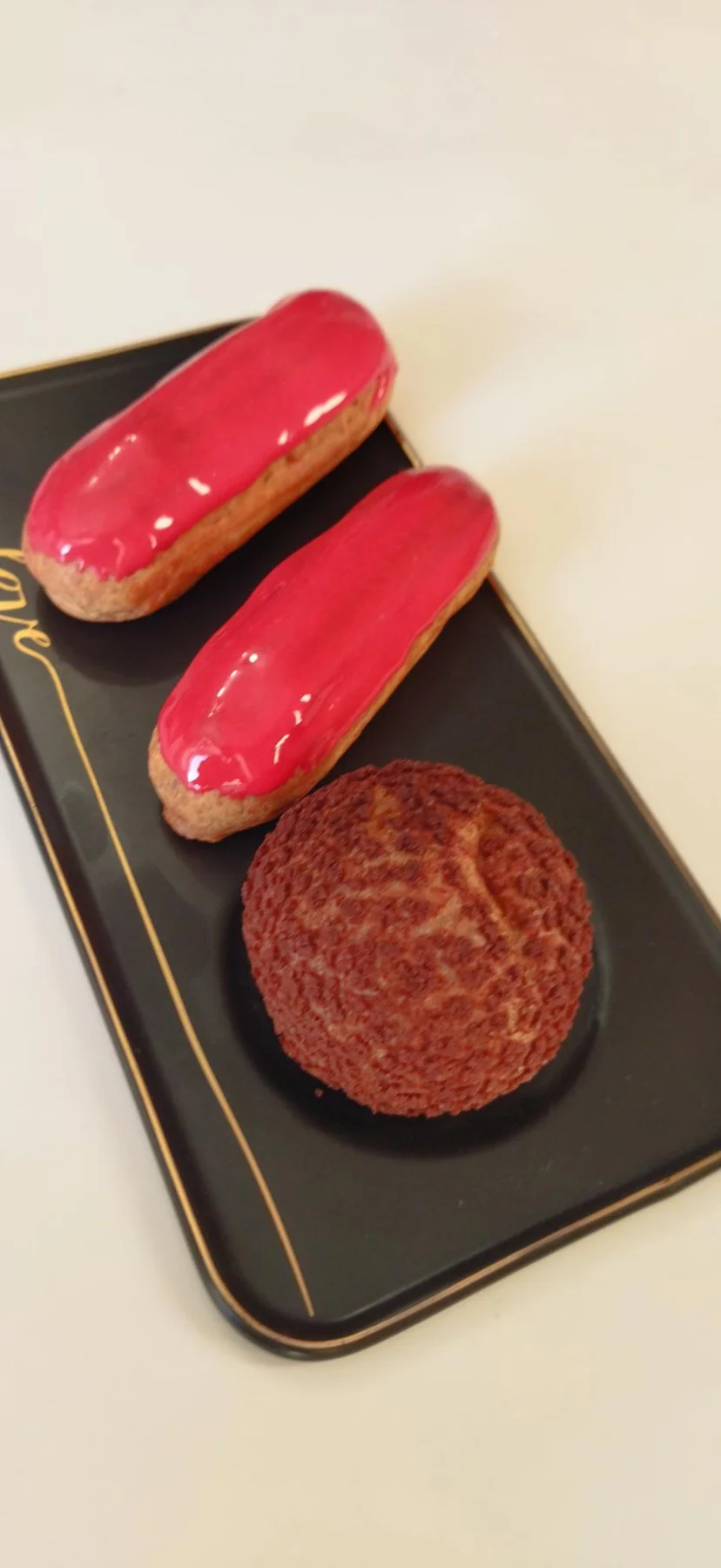 Эклер "Малина-клюква", 5 шт