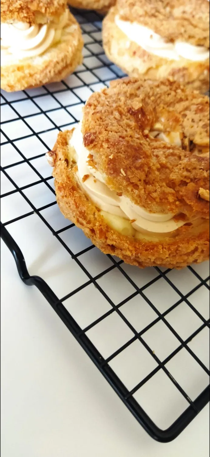 Пирожное "Пари-Брест" миндальное, 1 шт