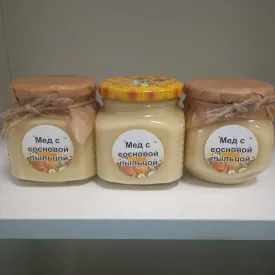 Мёд с сосновой пыльцой