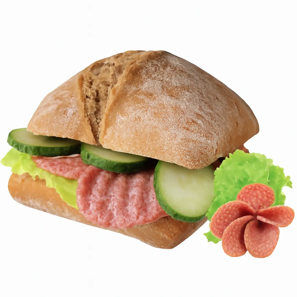 Сэндвич-чиабатта с салями, 120 г