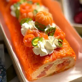 Салат «Царский» с семгой