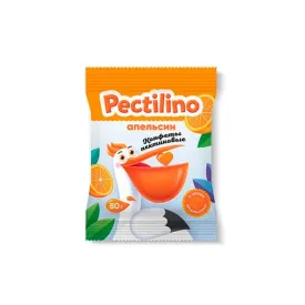 Конфеты пектиновые с соком апельсина Pectilino 80 г, 15 шт./уп.