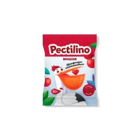 Конфеты пектиновые с соком вишни Pectilino 80 г, 15 шт./уп.