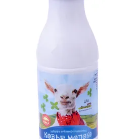 Молоко козье цельное пастеризованное,  0,5 л