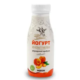 Йогурт с персиковым джемом, 0.25 л