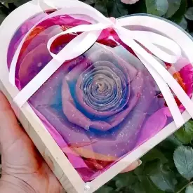 Набор «Роза из пастилы и хурма»