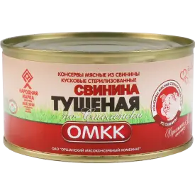 Свинина тушеная по-смоленски, 325 г