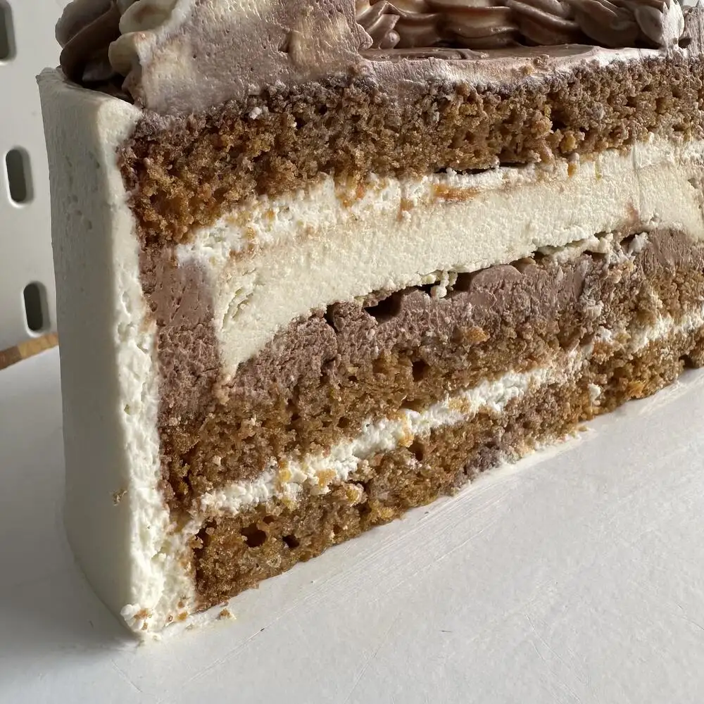 Торт «Морковный» с чизкейком фото 2