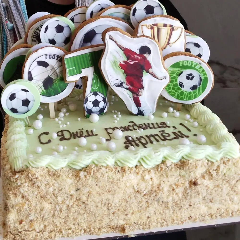 Торт детский «Футбол» фото 4