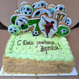 Торт детский «Футбол»