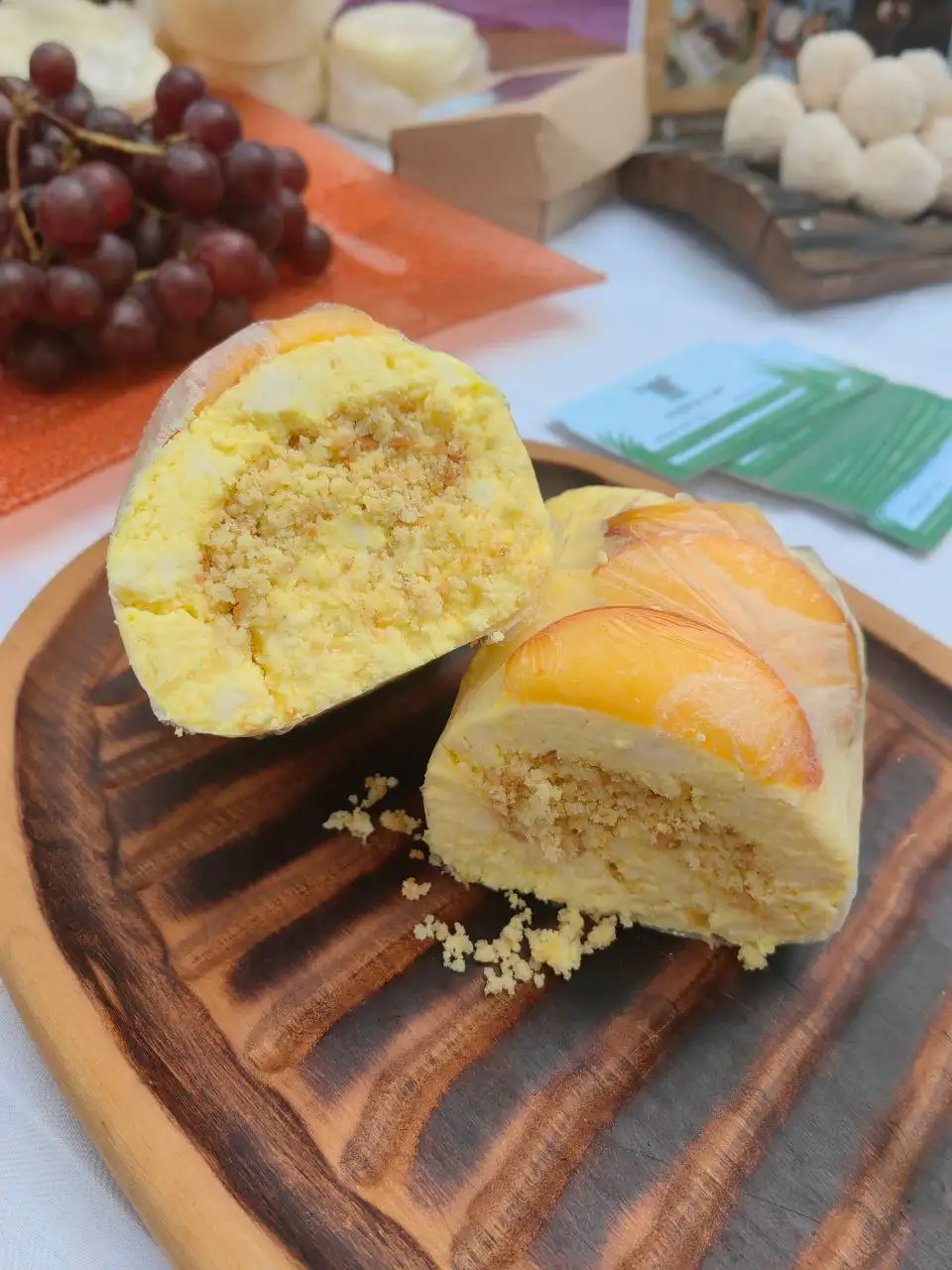 Рулет сырный с бисквитом, 700 г фото 5