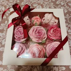 Цветы из зефира ручной работы