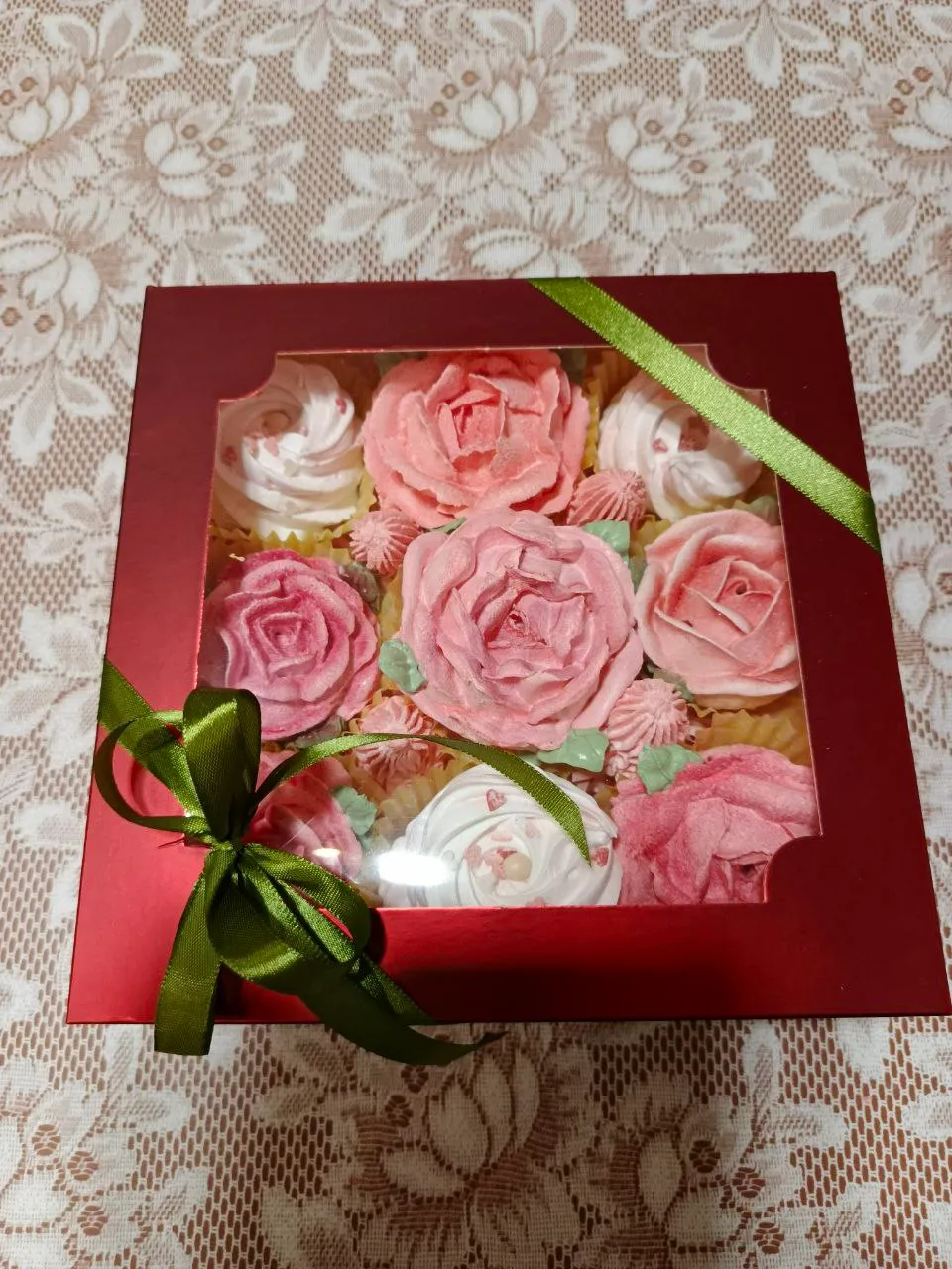 Цветы из зефира ручной работы фото 3