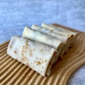 Блинчики с курицей и грибами