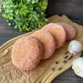 Биточки из свинины с сыром