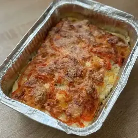 Картофельная запеканка с курицей