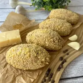 Зразы с грибами и яйцом