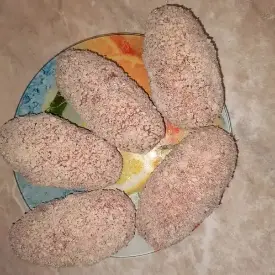 Зразы с грибами и яйцом