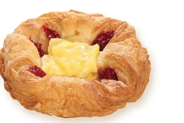 Розан с малиной и ванильным кремом