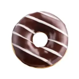 Донат глазированный «Шоколад» с шоколадной начинкой