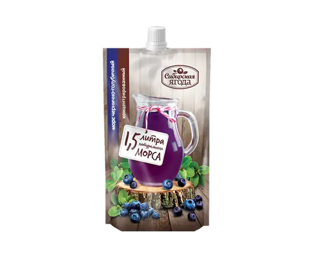 Черносмородиновый концентрированный морс с мятой фото 2