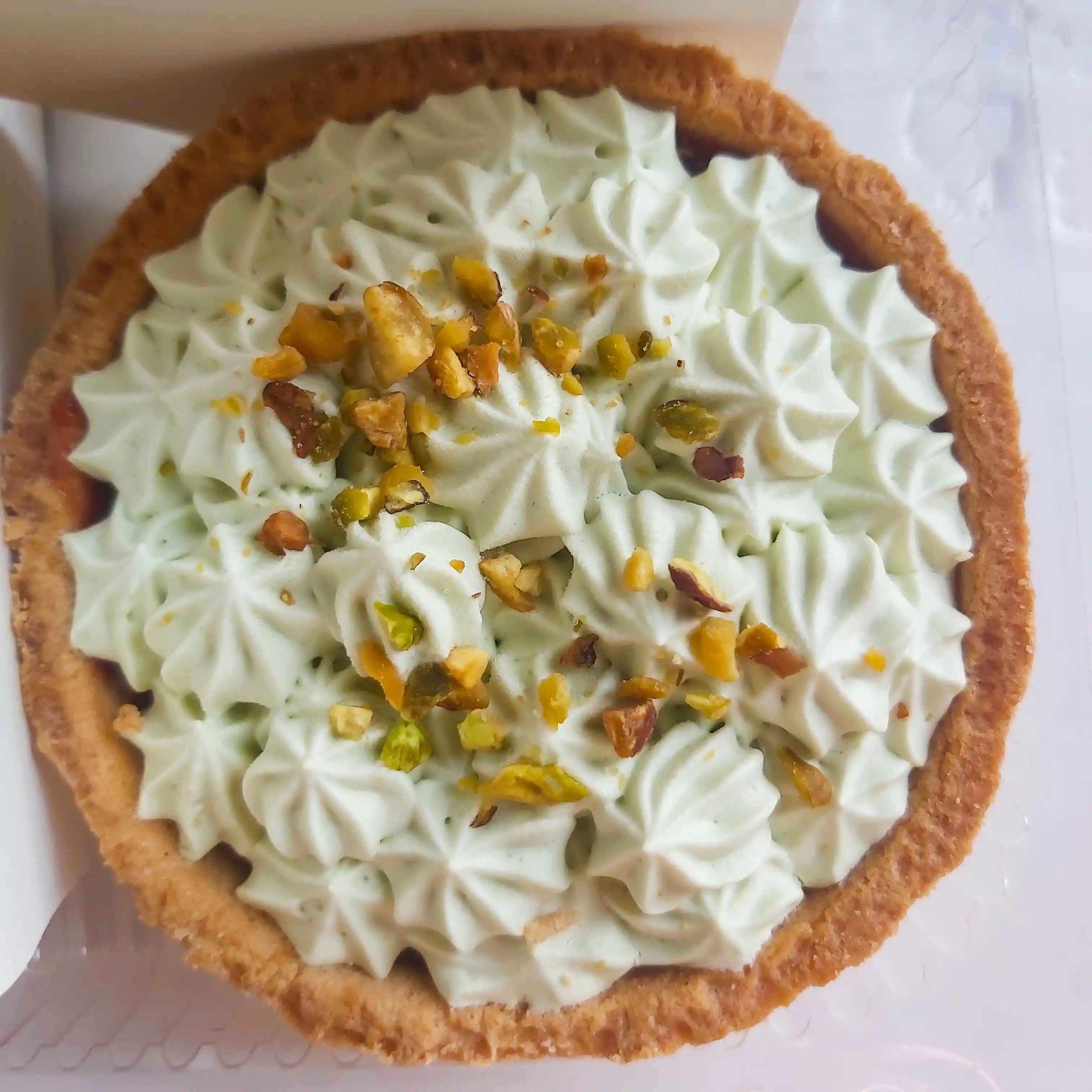 Тарт с фисташкой и малиной, замороженный фото 3